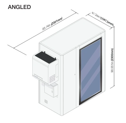 NEO Luna SOLO technical drawing