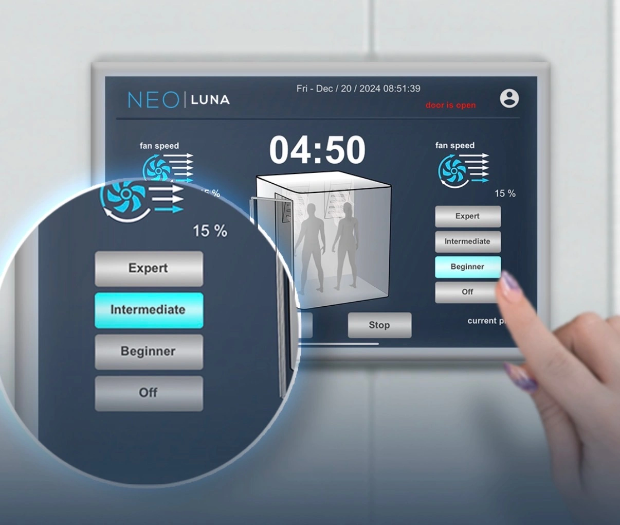 NEO Luna 3 Distinct Modes — Beginner, Intermediate, Expert